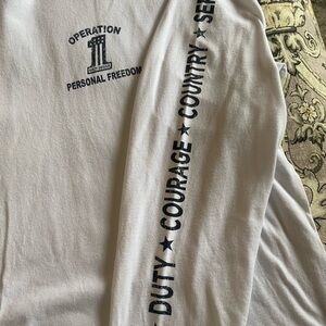 Harley-Davidson wounded warrior project long sleeve stars & stripes tee